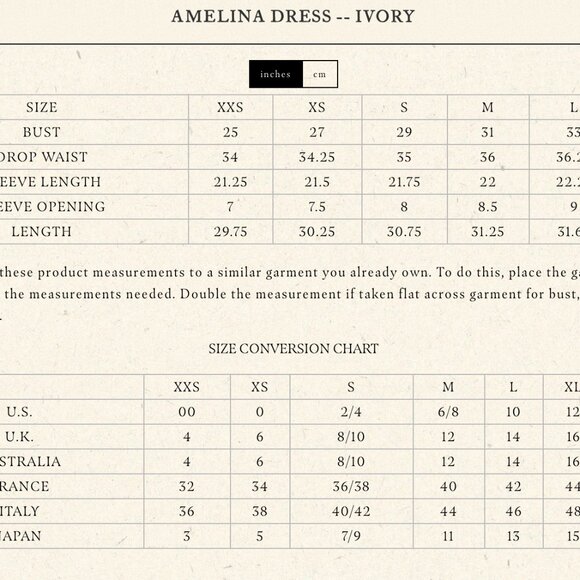 Doen Amelina Dress L Large Ivory - Picture 5 of 5